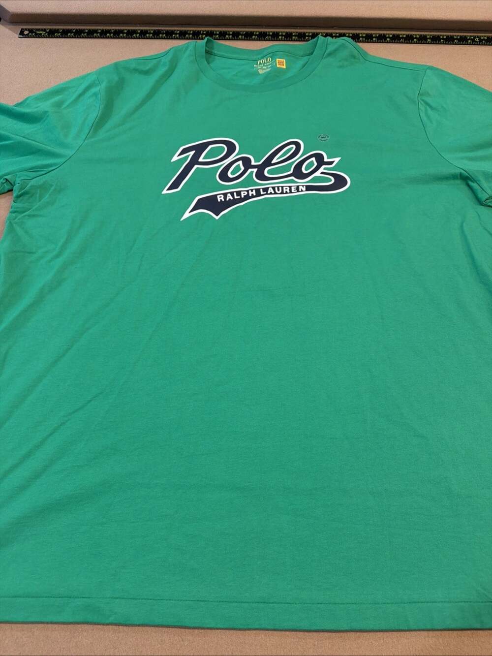 Polo Ralph Lauren Men’s 3XLT T-shirt Green /Blue Logo